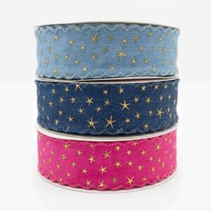 Fita Jeans Estrela Dourada