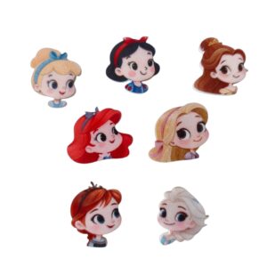 Aplique em Acrílico Princesas - 2 Unidades ou Maleta